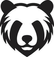 Regal Bear Profile Tribal Bear Mark vector