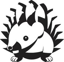 armadillo icono en negro un moderno declaración negrita y hermosa negro armadillo logo vector