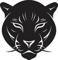 Abstract Jaguar Power in Monochrome Vector Jaguar Silhouette Timeless Symbol