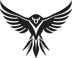Swift Soarer Vector Art Kestrels Vigilance Minimalistic Charm