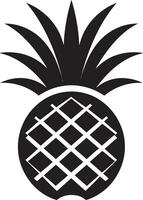 Geometric Pineapple Art Whimsical Pineapple Vector