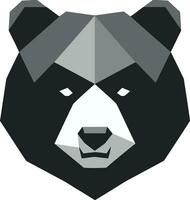 Bear Monarch Icon Bear Tribe Insignia vector