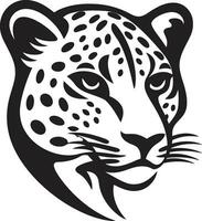 Vectorized Cheetah Iconic Minimalism Shadowed Elegance of the Cheetah vector