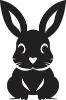 Minimalistic Rabbit Vector Icon Stylish Rabbit Silhouette Brand