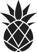 Contemporary Pineapple Design Pineapple Face in the Spotlight vector