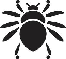 Timeless Black Aphid Logo A Masterpiece in Vector Art Sleek and Stylish Black Vector Aphid Emblem