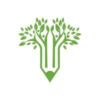 vector de plantilla de logotipo de educación