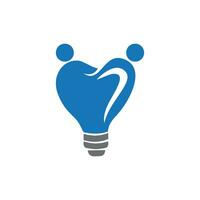 light bulb symbol icon vector