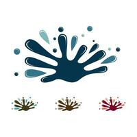 splash vector icon illustration design