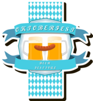 lindo ilustração em tema do a comemorar anual oktoberfest feriado png