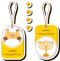 lindo ilustração em tema do a comemorar anual hanukkah feriado png