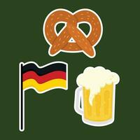 Octoberfest Celebration Festive Holiday Simple Vector Icon art