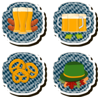 lindo ilustração em tema do a comemorar anual oktoberfest feriado png