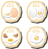 hermosa ilustración en tema de celebrando anual fiesta mundo huevo día png