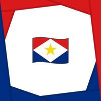 Saba Flag Abstract Background Design Template. Saba Independence Day Banner Social Media Post. Saba Banner vector