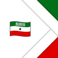 Somaliland Flag Abstract Background Design Template. Somaliland Independence Day Banner Social Media Post. Somaliland Cartoon vector