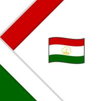 Tajikistan Flag Abstract Background Design Template. Tajikistan Independence Day Banner Social Media Post. Tajikistan Illustration vector