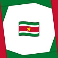 Surinam bandera resumen antecedentes diseño modelo. Surinam independencia día bandera social medios de comunicación correo. Surinam bandera vector