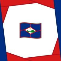 Sint Eustatius Flag Abstract Background Design Template. Sint Eustatius Independence Day Banner Social Media Post. Sint Eustatius Banner vector