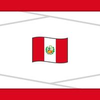 Perú bandera resumen antecedentes diseño modelo. Perú independencia día bandera social medios de comunicación correo. vector