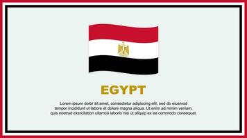 Egypt Flag Abstract Background Design Template. Egypt Independence Day Banner Social Media Vector Illustration. Egypt Banner