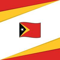 Timor Leste Flag Abstract Background Design Template. Timor Leste Independence Day Banner Social Media Post. Timor Leste Design vector