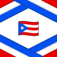 Puerto Rico Flag Abstract Background Design Template. Puerto Rico Independence Day Banner Social Media Post. Puerto Rico Template vector