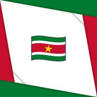 Surinam bandera resumen antecedentes diseño modelo. Surinam independencia día bandera social medios de comunicación correo. Surinam independencia día vector