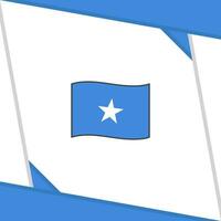 Somalia Flag Abstract Background Design Template. Somalia Independence Day Banner Social Media Post. Somalia Independence Day vector