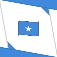 Somalia Flag Abstract Background Design Template. Somalia Independence Day Banner Social Media Post. Somalia Independence Day vector