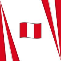 Peru Flag Abstract Background Design Template. Peru Independence Day Banner Social Media Post. Peru Flag vector