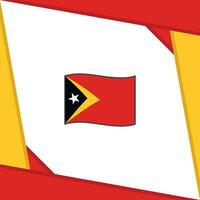 Timor Leste Flag Abstract Background Design Template. Timor Leste Independence Day Banner Social Media Post. Timor Leste Independence Day vector