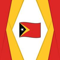 Timor Leste Flag Abstract Background Design Template. Timor Leste Independence Day Banner Social Media Post. Timor Leste Background vector