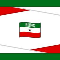 Somaliland Flag Abstract Background Design Template. Somaliland Independence Day Banner Social Media Post. Somaliland Vector