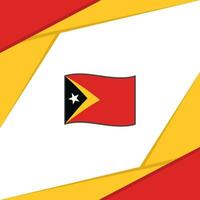 Timor Leste Flag Abstract Background Design Template. Timor Leste Independence Day Banner Social Media Post. Timor Leste vector