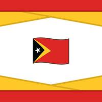 Timor Leste Flag Abstract Background Design Template. Timor Leste Independence Day Banner Social Media Post. Timor Leste Vector