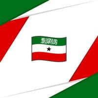 Somaliland Flag Abstract Background Design Template. Somaliland Independence Day Banner Social Media Post. Somaliland vector