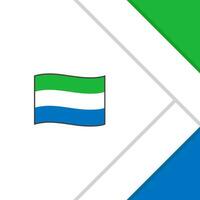 Sierra Leone Flag Abstract Background Design Template. Sierra Leone Independence Day Banner Social Media Post. Sierra Leone Cartoon vector