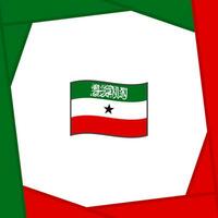 Somaliland Flag Abstract Background Design Template. Somaliland Independence Day Banner Social Media Post. Somaliland Banner vector