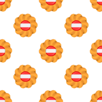 modèle biscuit avec drapeau pays Lettonie dans savoureux biscuit png