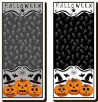 Illustration on theme sticker for celebration holiday Halloween with orange pumpkins png