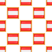 Pattern cookie with flag country Latvia in tasty biscuit png