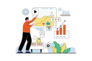 Growth Business - Flat Vector