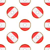 patroon koekje met vlag land Letland in smakelijk biscuit png