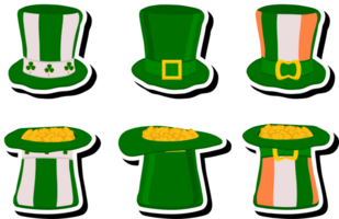 lindo ilustração em tema do a comemorar anual feriado st. patrick's dia png