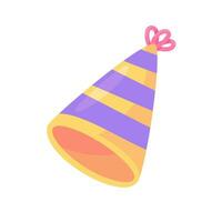 Party hats. Colorful hats for parties. celebrate birthday vector