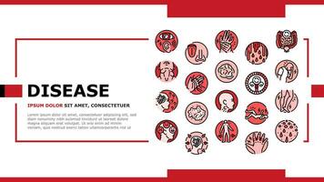 disease medical health landing header vector