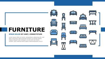 furniture luxury interior home landing header vector