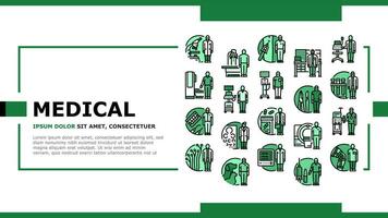 medical technician landing header vector