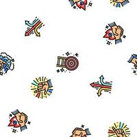 motivation succes challenge vector seamless pattern